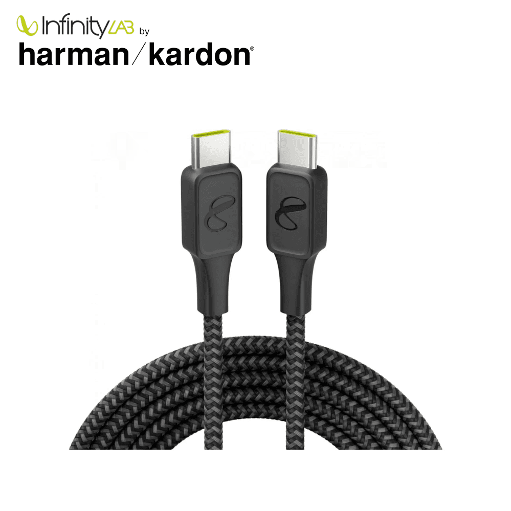 Infinity Lab InstantConnect Kablo USB-C USB-C 100W 1.5M, Siyah