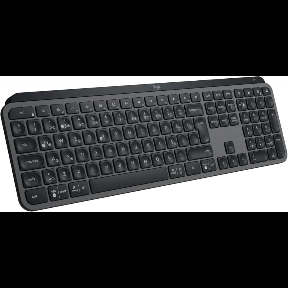 Logitech MX Keys S Kablosuz Sessiz Türkçe Q Klavye Siyah 920-011594