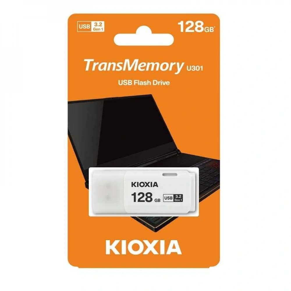 Usb Bellek Kioxia U301 128Gb Usb3.2 Gen 1Lu301W128Gg4 Beyaz