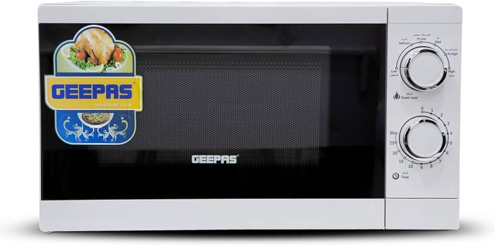 GEEPAS GMO1894 1200W 20LT BEYAZ SOLO MİKRODALGA FIRIN
