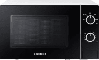 Samsung MS20A3010AH/BA 20L Mikrodalga Fırın - Mekanik Kontrol, 800W, Siyah/Beyaz
