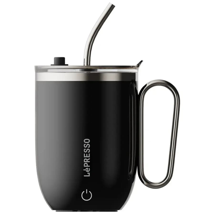 LEPRESSO SIP SPIN AUTO STIRRING MUG 420ML SİYAH - LPCFFASM0073BK