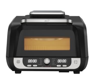 ELİT GRILLFRY360 PRO 6 L 1750W DİJİTAL AIRFRYER IZGARA 12 PROGRAMLI SİYAH