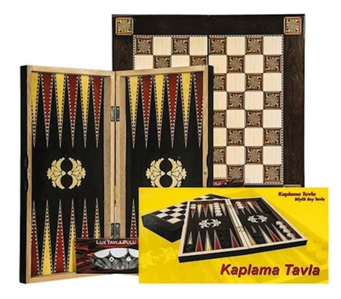 BÜYÜK BOY KAPLAMA TAVLA BY