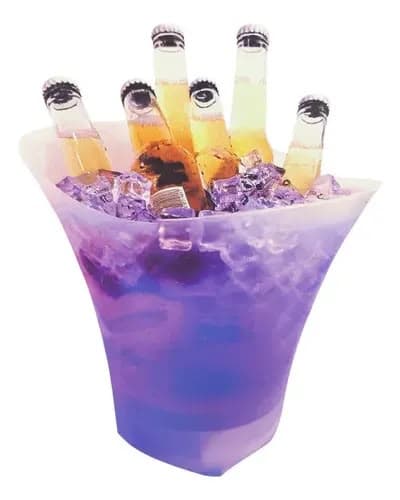BLUETOOTH LED IŞIKLI KARAOKE HOPARLÖR BUZ KOVASI 2656118