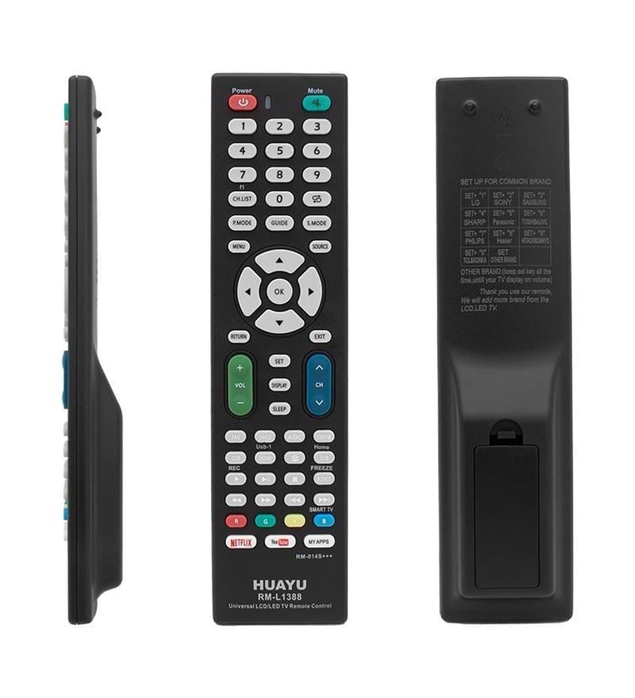 UNİVERSAL SMART TV KUMANDASI RM-014S