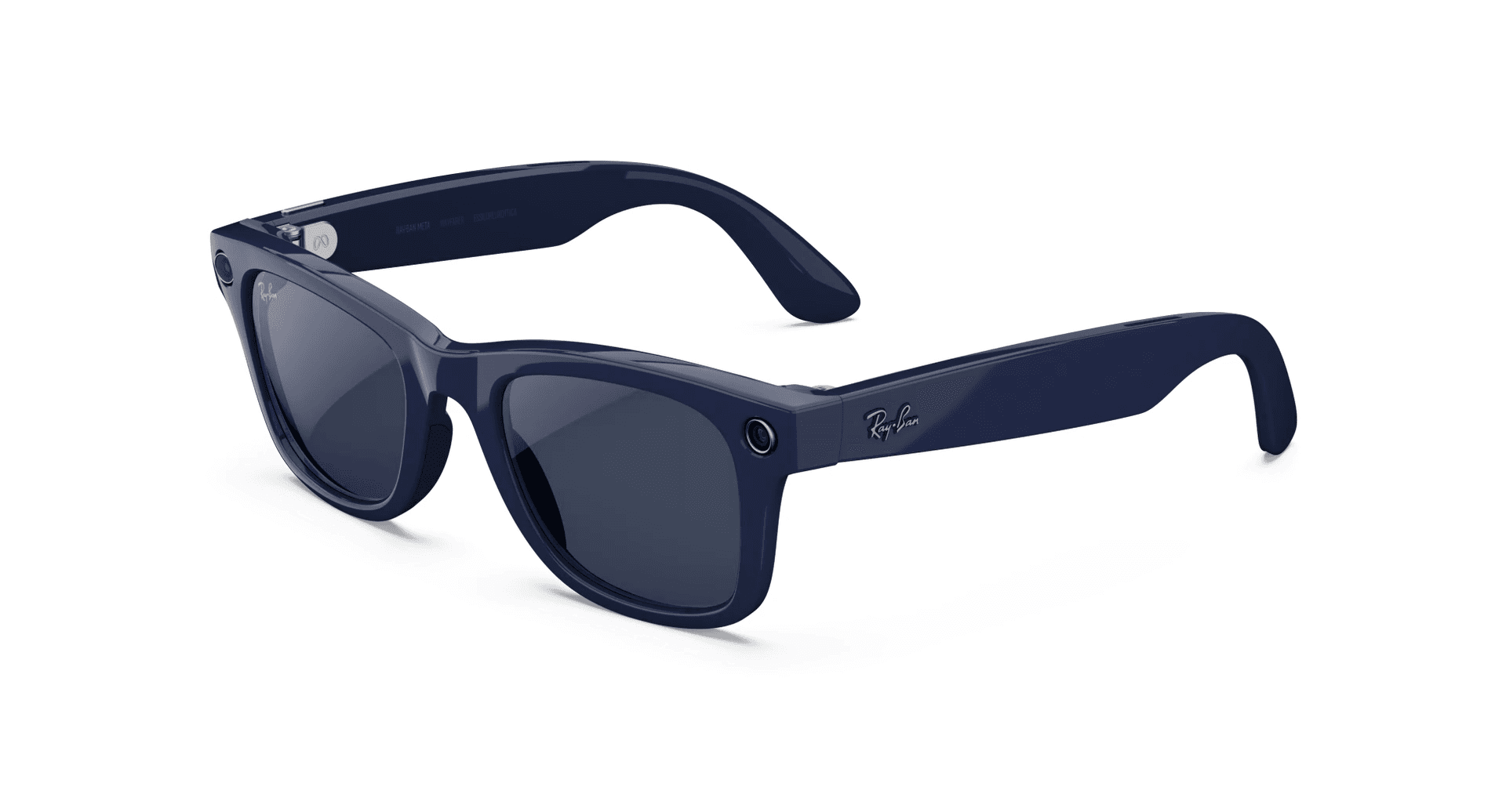 RAYBAN META WAYFARER GEN 2 AKILLI GÖZLÜK F SHİNY COSMİC BLUE - L CLEAR/SAPPHİRE TRANSİTİONS RW4012 50MM