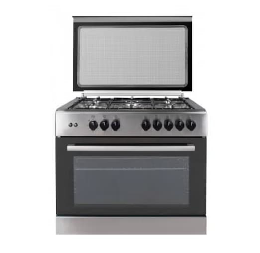 LUXELL LF699-GG50F 5 GÖZLÜ 60X90 CM SOLO FIRIN INOX