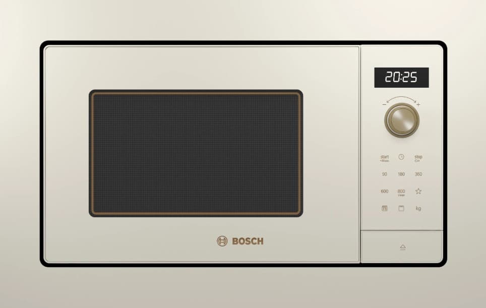 BOSCH BEL653MP3 - Seri 2 ankastre mikrodalga fırın 59 x 38 cm NeoClassic, İnci beyazı