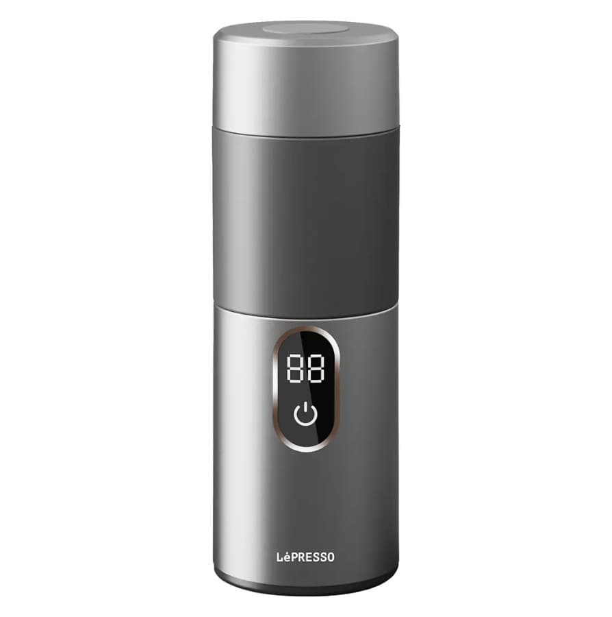 LEPRESSO MOKARISE ELEKTRİKLİ MOKA POT OTO VE EV APARATLI GÜMÜŞ - LPCFFMR0041SL