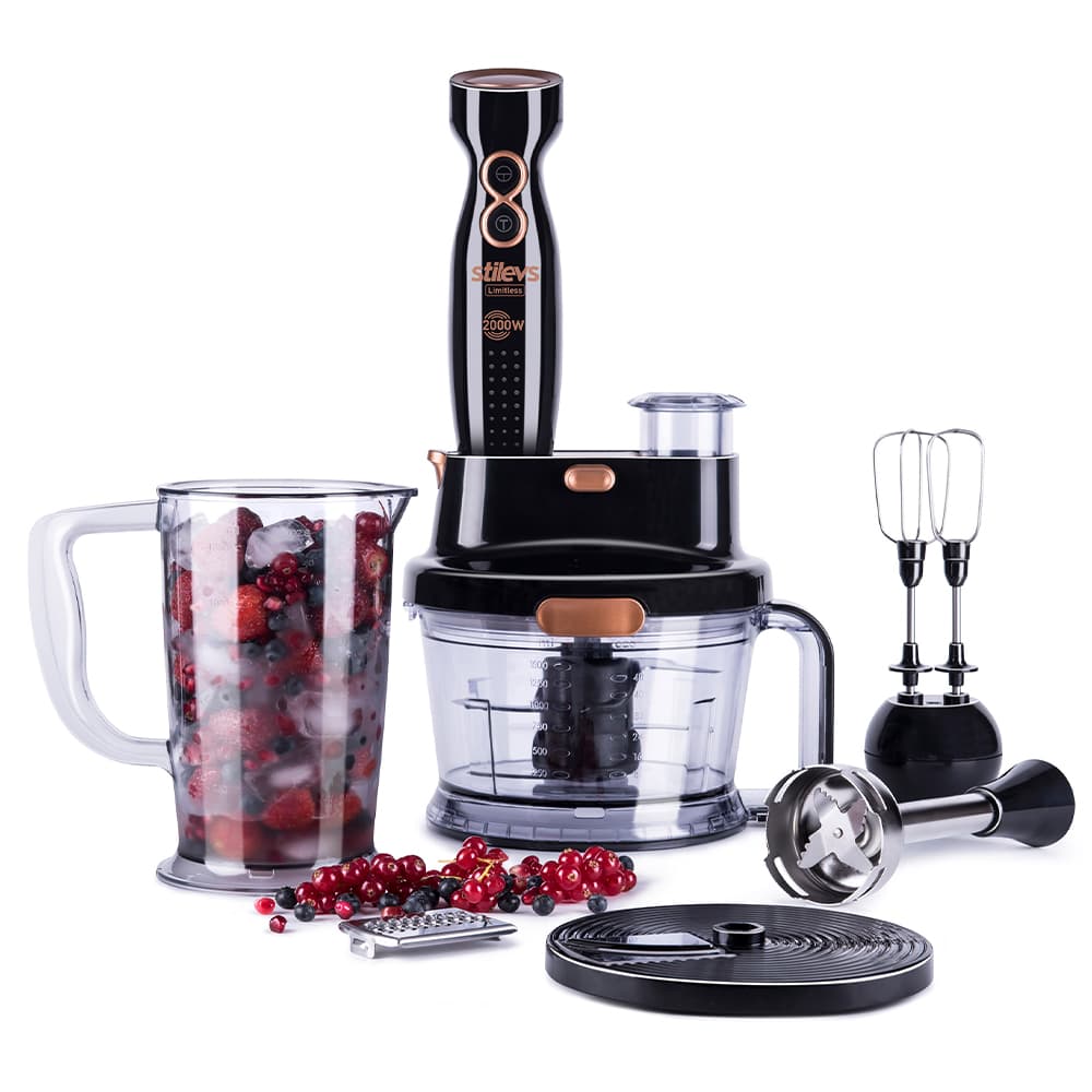 STİLEVS LİMİTLESS EL BLENDER SETİ SİYAH