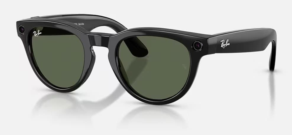 RAYBAN META HEADLİNER GEN 2 F SHİNY BLACK - L G15 GREEN