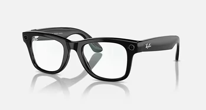 RAYBAN META WAYFARER AKILLI GÖZLÜK F SHİNY BLACK/L CLEAR RW4006 50MM