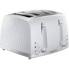 RUSSELL HOBBS 26070 HONEYCOMB KOLLEKSİYON 4 DİLİM EKMEK KIZARTMA MAKİNESİ BEYAZ