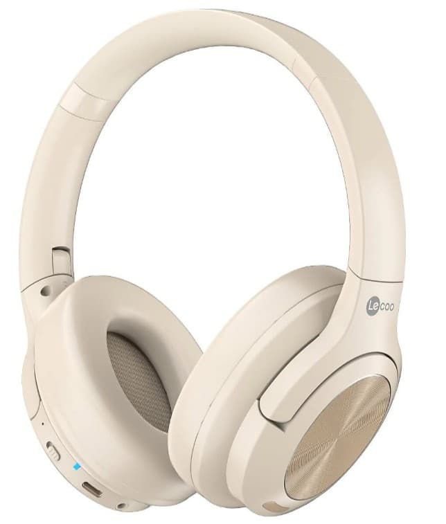 LECOO ES208 MİKROFONLU BLUETOOTH KULAKLIK KREM RENGİ