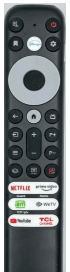TCL SESSİZ NETFLİX PRİME VİDEO YOUTUBE TCL CHANNEL TUŞLU DİSNEY TUŞLU TV KUMANDASI KK9797