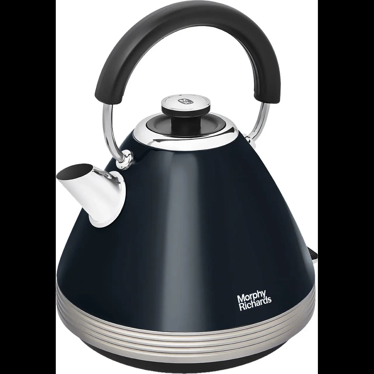 MORPHY RICHARDS 100334 VENTURE RETRO 1.5L PİRAMİT KETTLE - SİYAH
