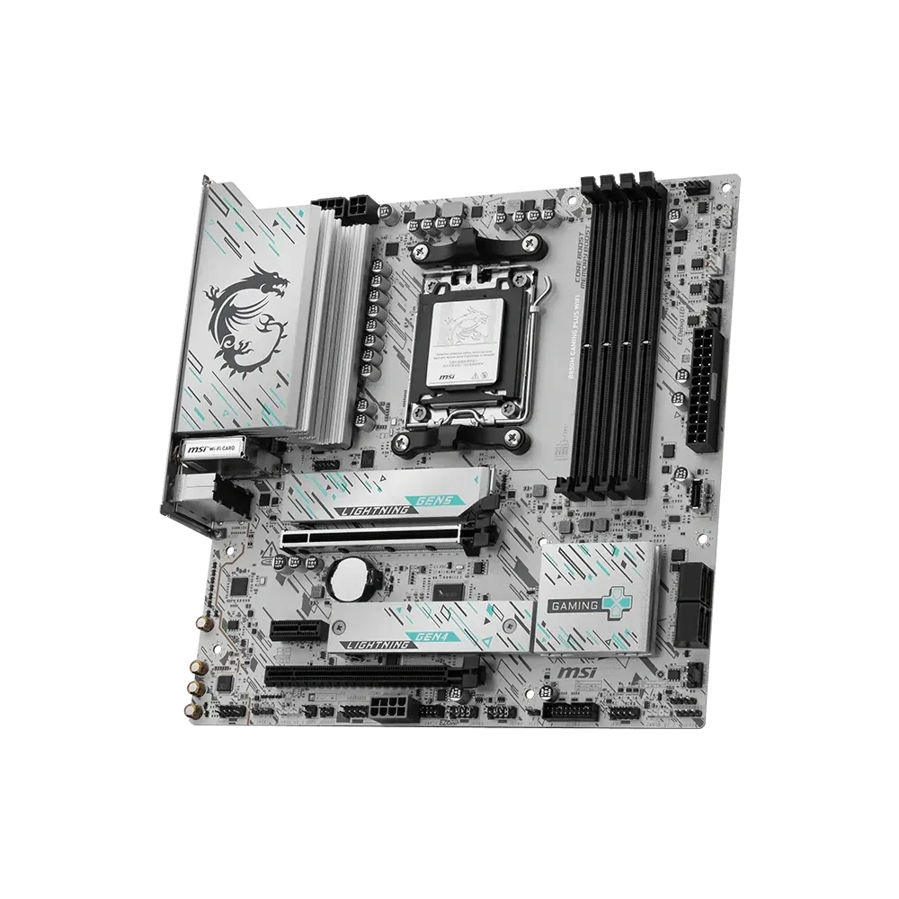 Msi B850M Gaming Plus WiFi 8200+ MT/s (OC) Wi-Fi 7 mAtx Am5 2