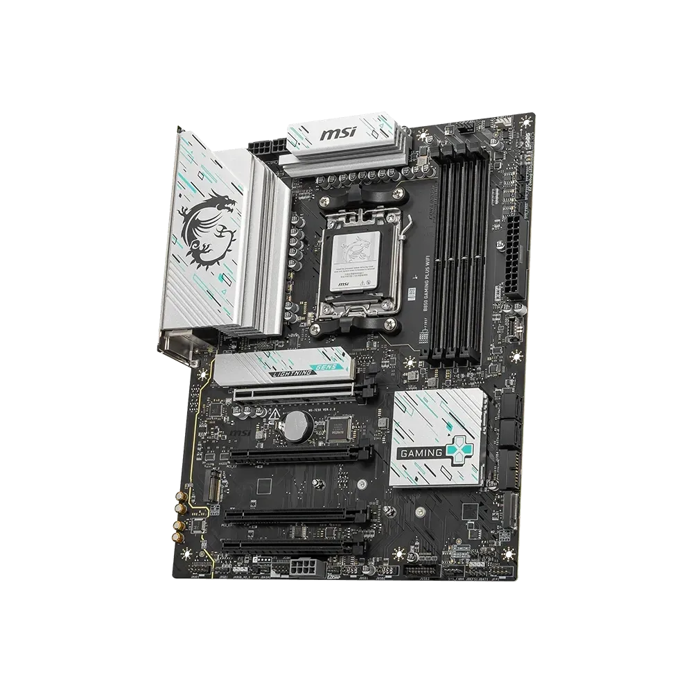 Msi B850 Gaming Plus Wifi Ddr5 8200Mhz(Oc) Wi-Fi 7 Atx Am5
