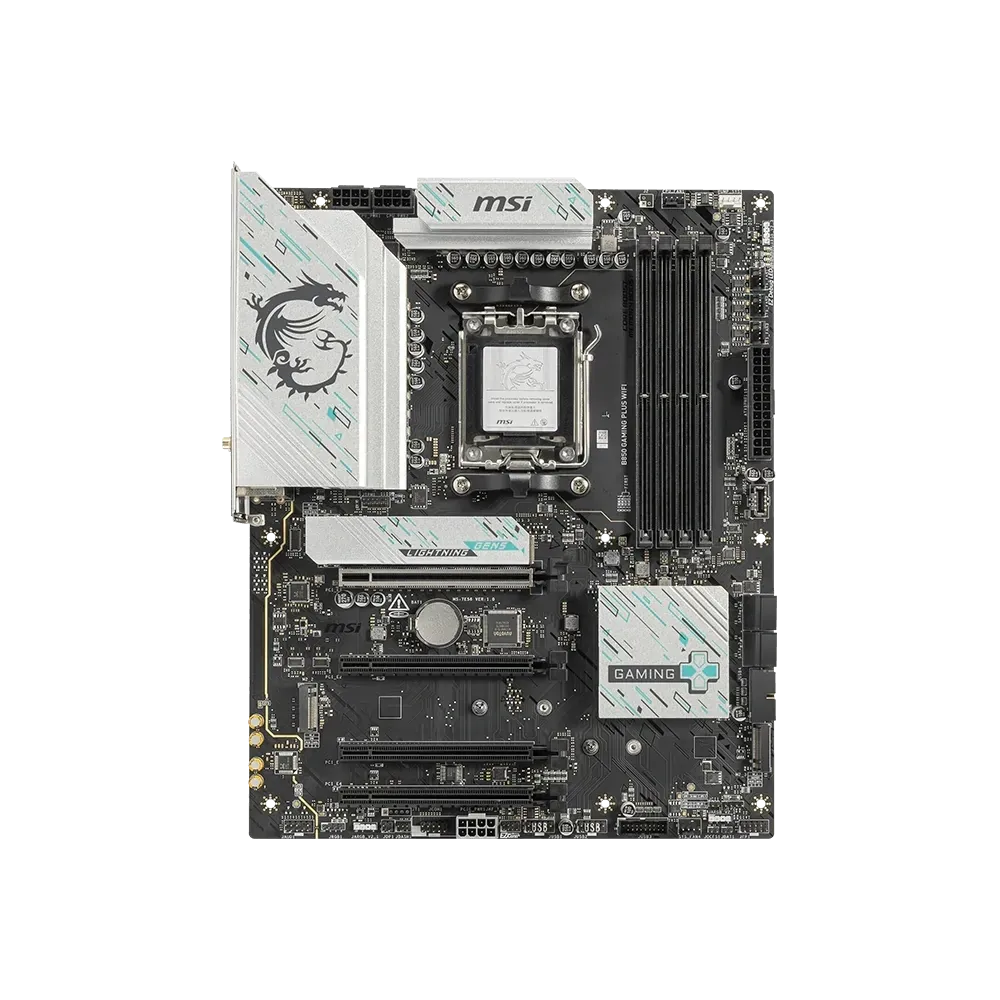 Msi B850 Gaming Plus Wifi Ddr5 8200Mhz(Oc) Wi-Fi 7 Atx Am5 4