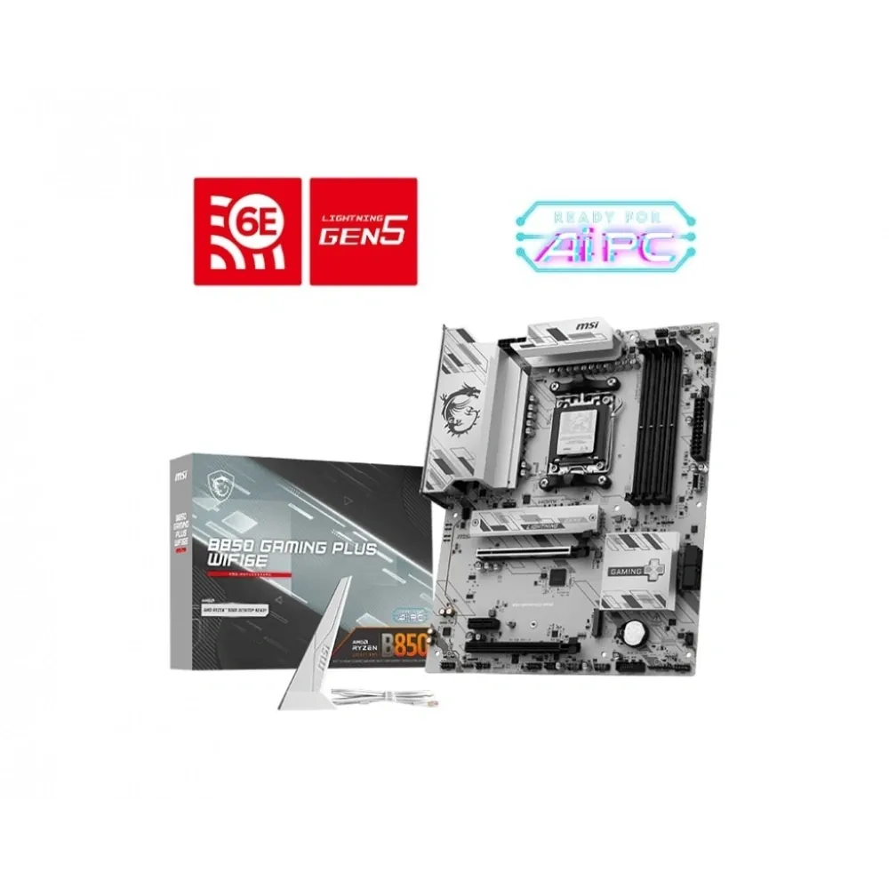 Msi B850M Gaming Plus WiFi6E 8200+ MT/s (OC) Wi-Fi 6E mAtx Am5