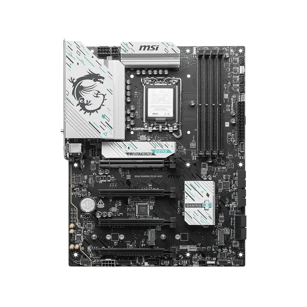 Msi B860 Gaming Plus WiFi DDR5 8800+(OC)MHz Wi-Fi 7 ATX 1851 3