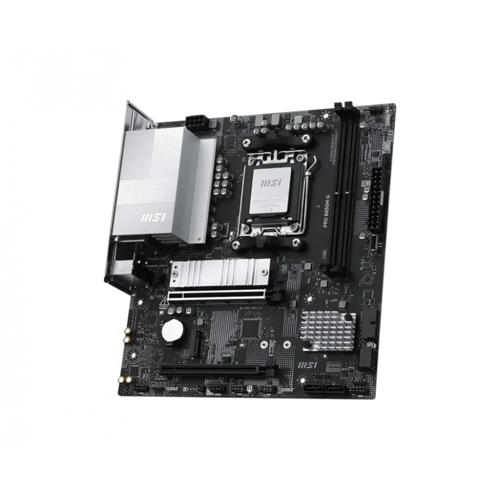 Anakart Msi Pro B850M-G Am5 Ddr5 8200+(OC)MHz mATX 4