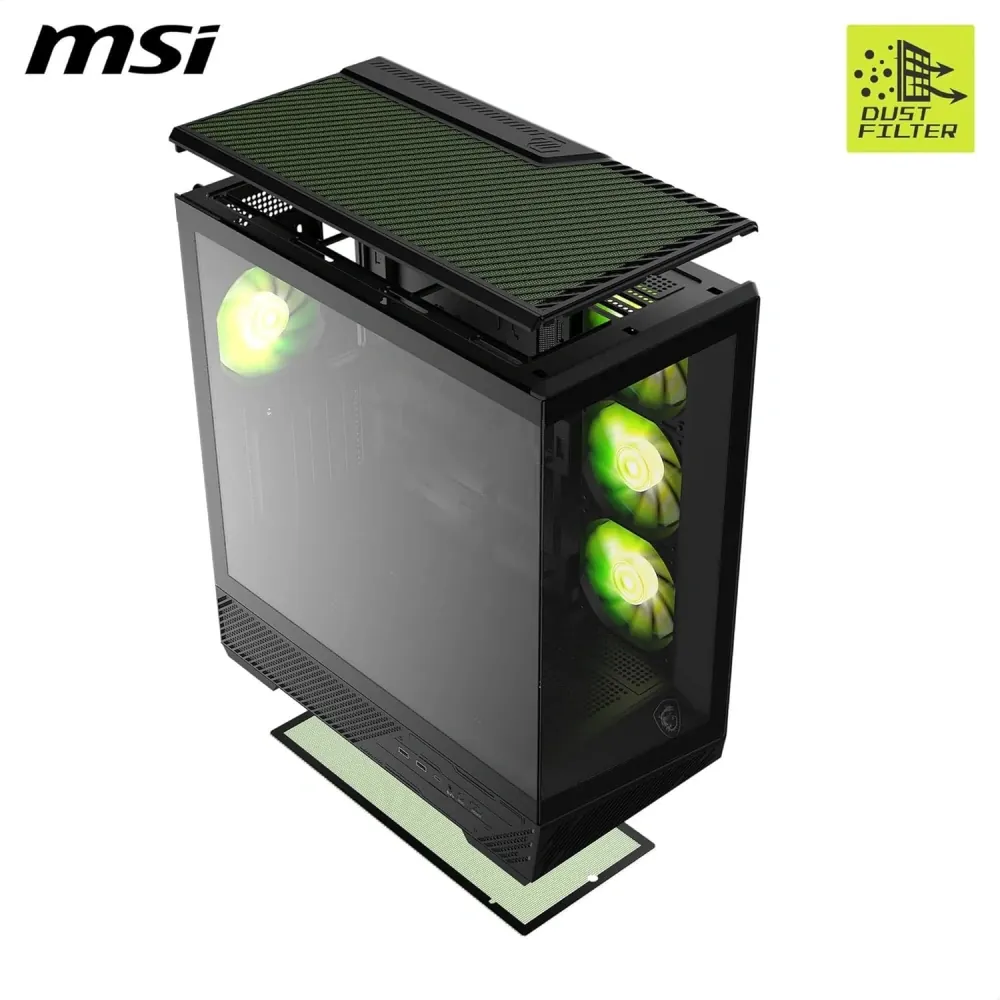Msi Mag Pano 130R PZ 4xARGB Fan USB 3.2 ATX Siyah Tower Gaming 4