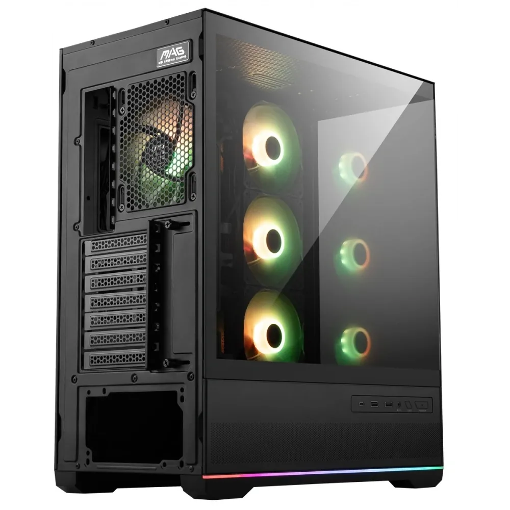 Msi Mpg Pano 110R PZ Siyah 4xARGB Fan USB 3.2 ATX Mid Tower