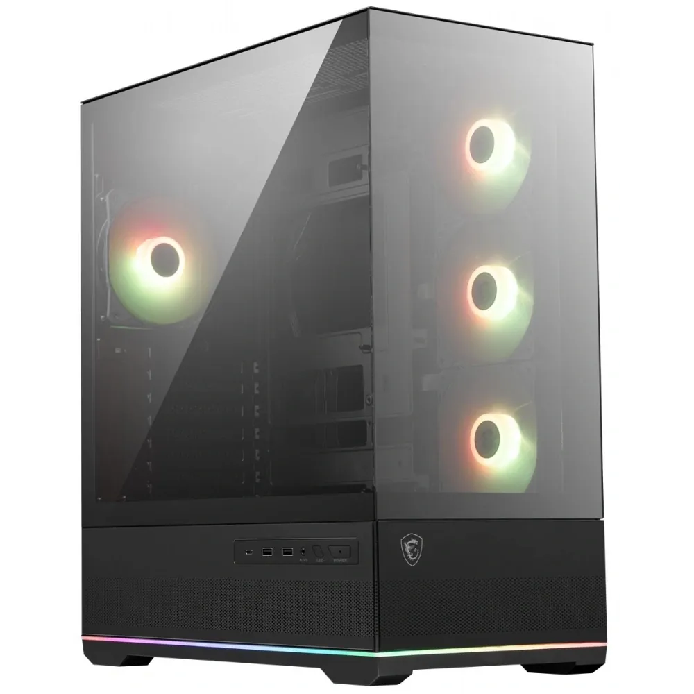 Msi Mpg Pano 110R PZ Siyah 4xARGB Fan USB 3.2 ATX Mid Tower 3