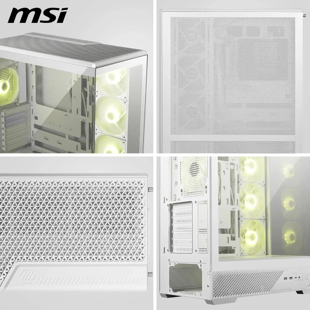 Msi Mag Pano 130R PZ 4xARGB Fan USB 3.2 ATX Beyaz Tower Gaming 2