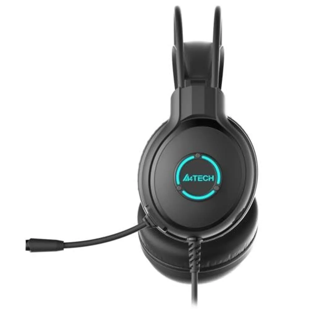Kulaklık A4 Tech FH-300U Mikrofonlu Siyah USB 3