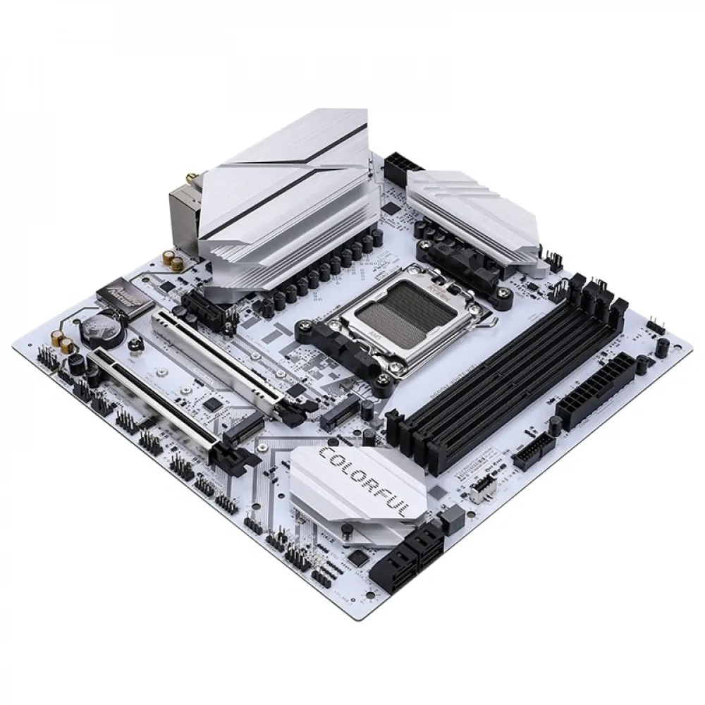 Anakart Colorful Battle-Ax B650M White Wifi 6 V15 Ddr5 Am5 3