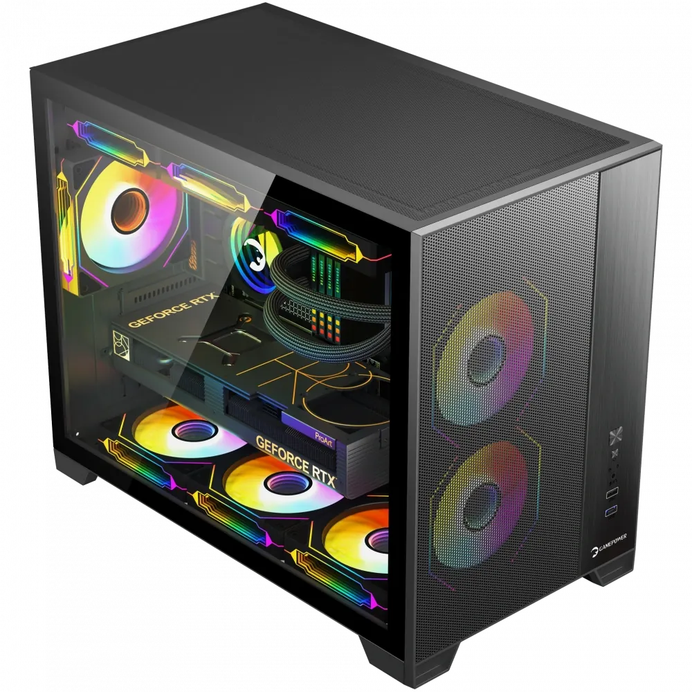GamePower Warcry Ronin 3xARGB Fan 650W 80+ Bronze Micro-ATX 3