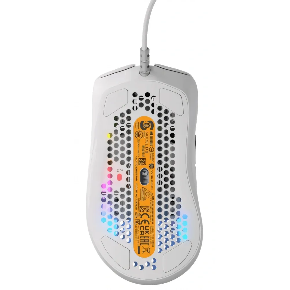 Glorious Model D2 GLO-MS-DV2-MW Kablolu Mat Beyaz 2