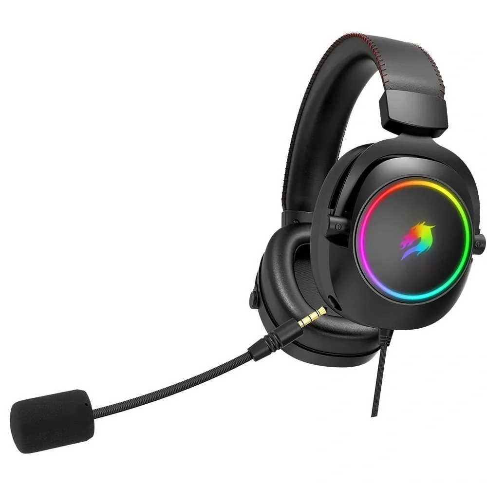 GameBooster H44 RGB USB7.1 SiyahProfesyonel Oyuncu Kulaklığı 2