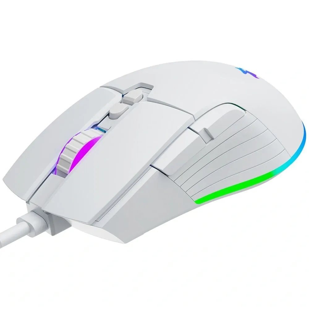 GameBooster M12 Vital RGB Aydınlatmalı Beyaz Gaming Mouse thumbnail 3