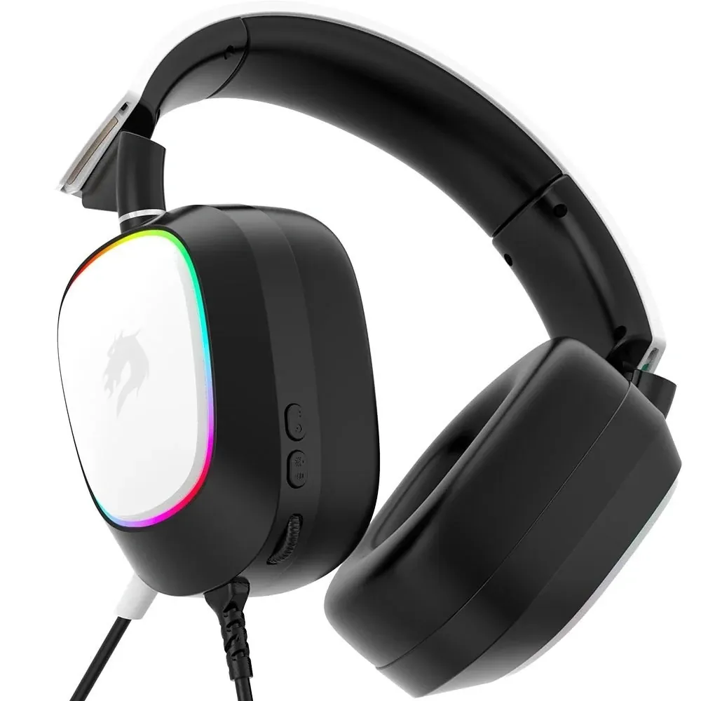 GameBooster H23W Nemesis RGB USB7.1 Beyaz Profesyonel Oyuncu thumbnail 2