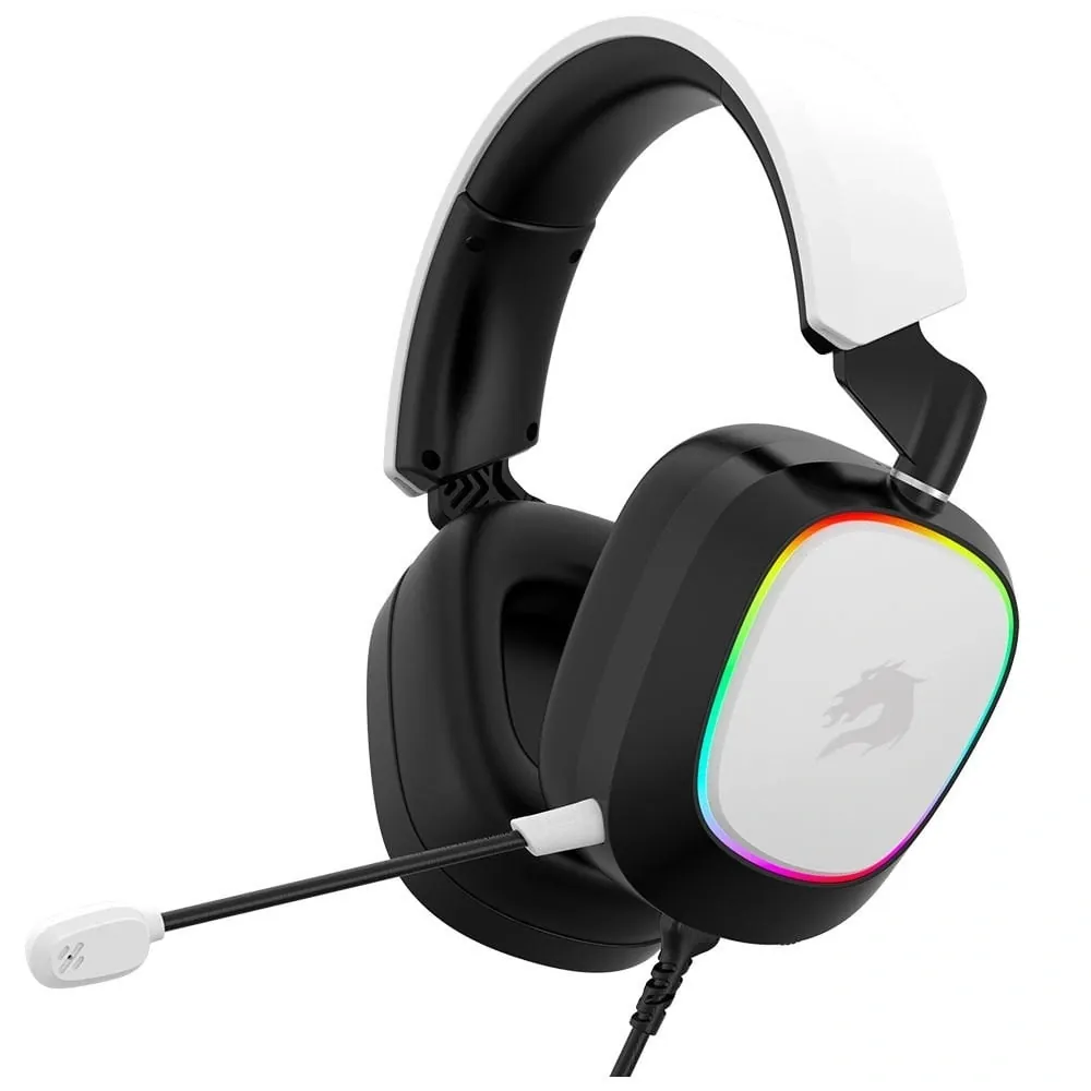 GameBooster H23W Nemesis RGB USB7.1 Beyaz Profesyonel Oyuncu thumbnail 4