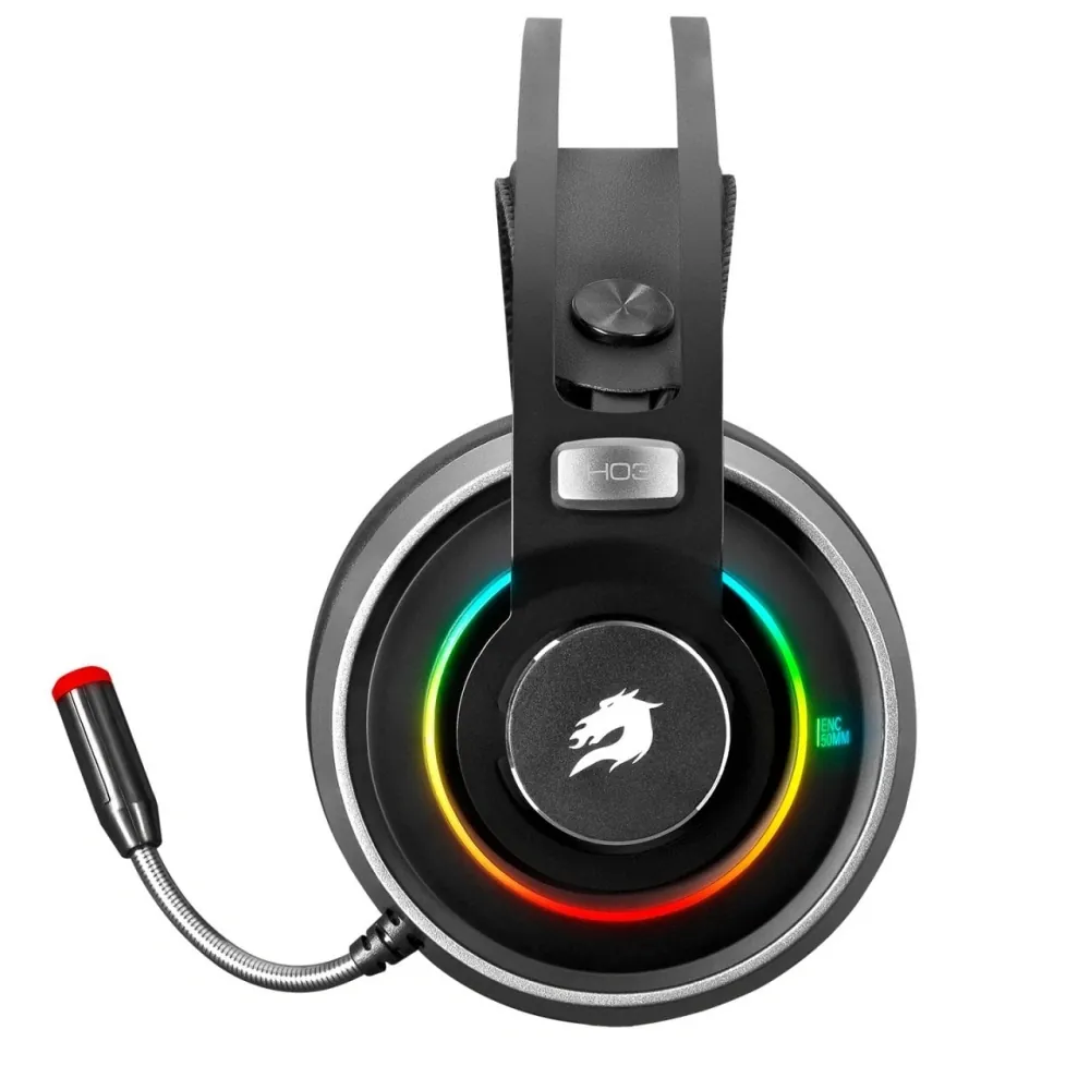GameBooster H03 Dragon King Running RGB LED 7.1 Titreşimli Siyah thumbnail 2