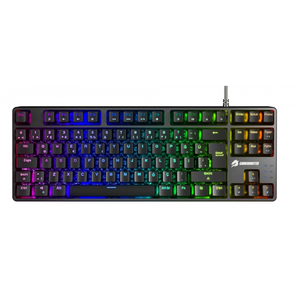 GameBooster G23B Enigma TKL Rainbow Red Switch Mekanik Siyah 2