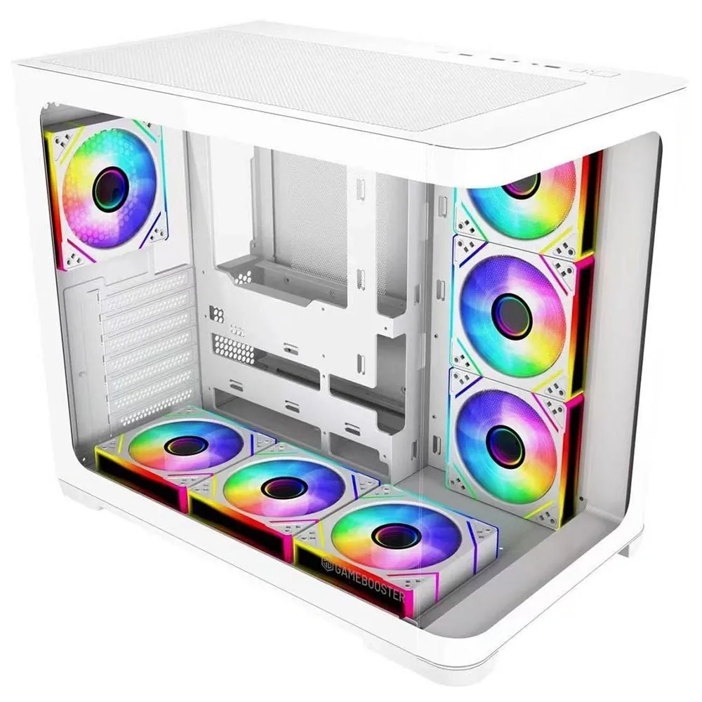 GameBooster GB-G2852W-750w 80+Bronze Curved 7*ARGB Fan SeaView thumbnail 4