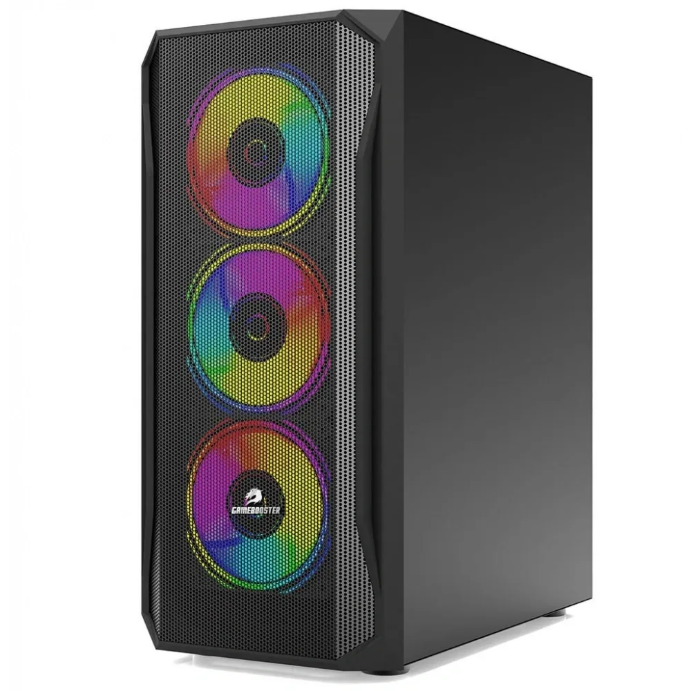 GameBooster GB-T005MB USB3.0 RGB fan Mesh Panel Siyah kasa 2