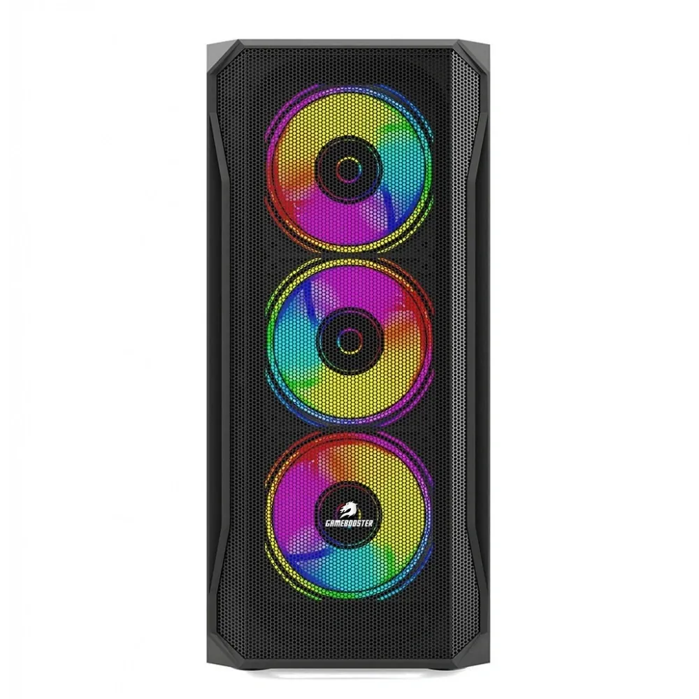 GameBooster GB-T005MB USB3.0 RGB fan Mesh Panel Siyah kasa thumbnail 4