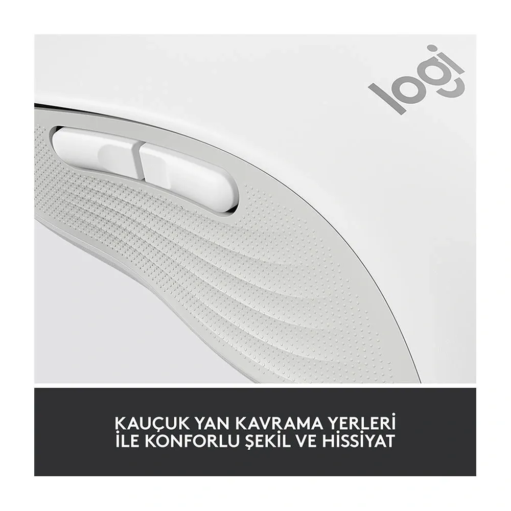 Logitech M650 L Signature Kablosuz Mouse Beyaz 910-006238 thumbnail 5