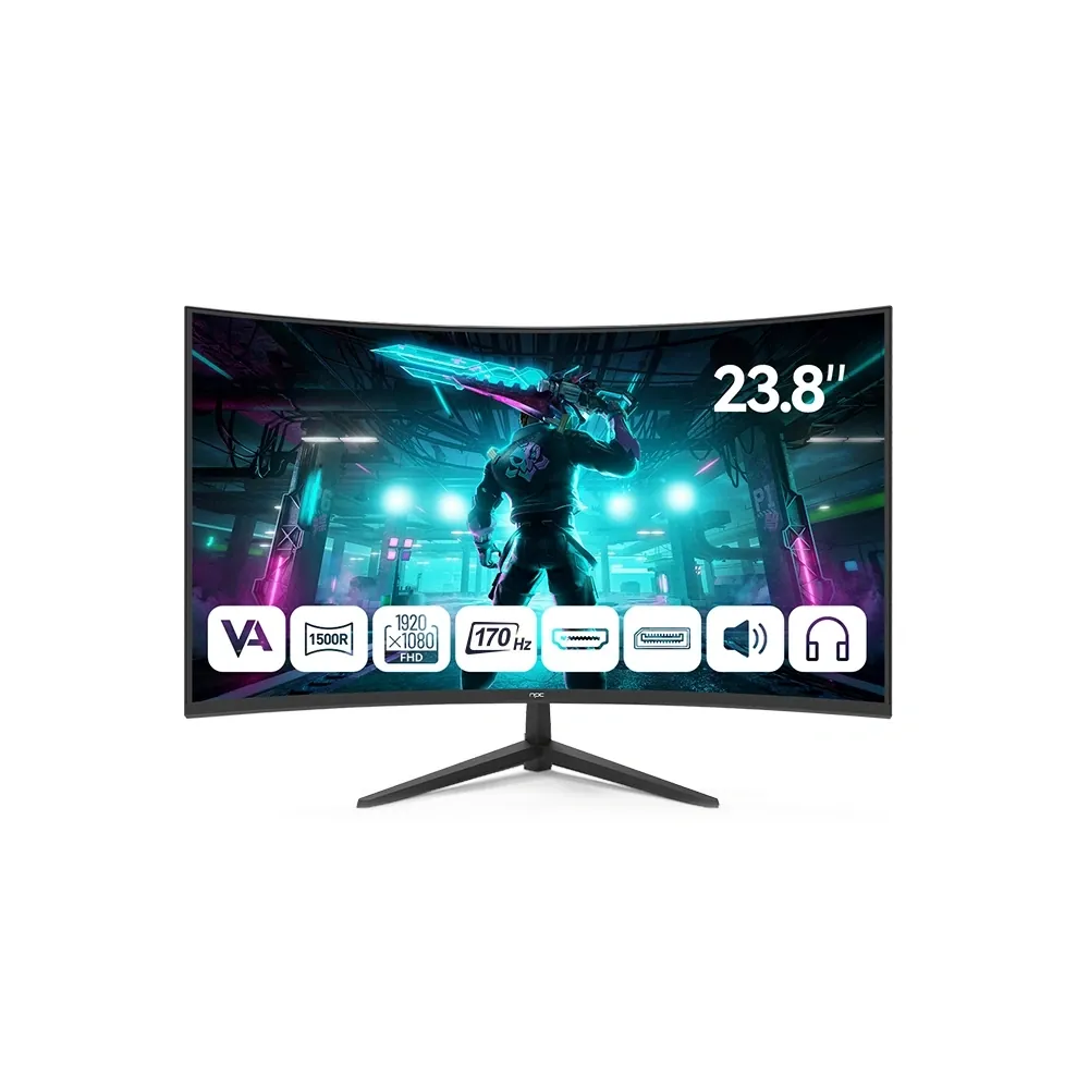 Monitör NPC 23.6" MD240K-V181 Curved 170Hz 1ms Fhd 2