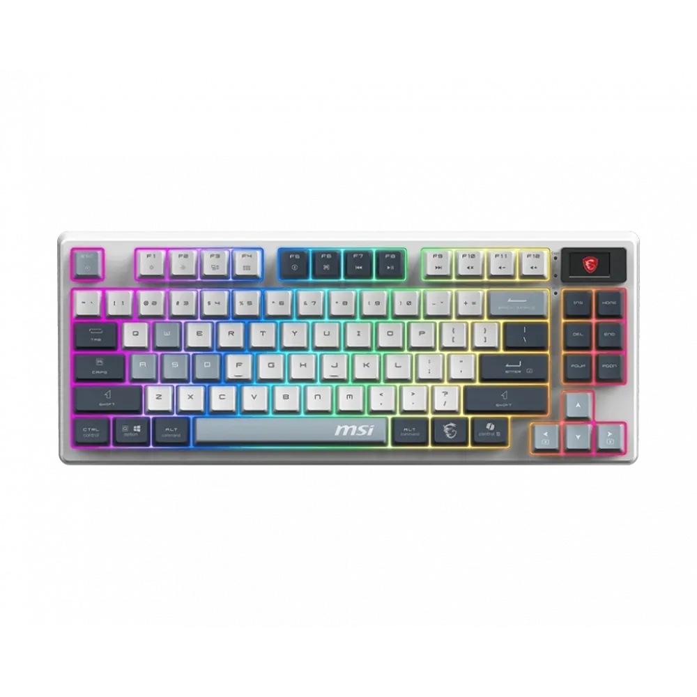Msi Forge GK600 TKL Wireless Sky Kablosuz Gaming Klavye 3