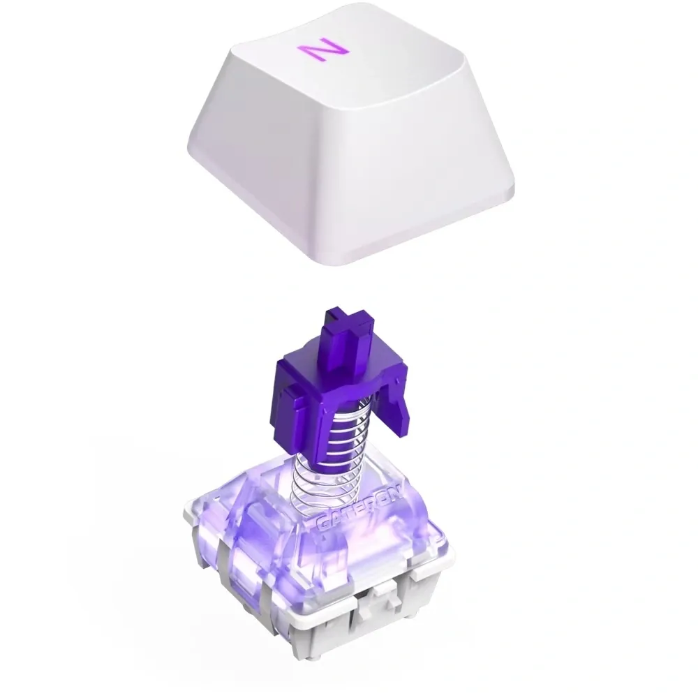 NZXT Function 2 Beyaz 8K Hz Kablolu Gaming Klavye