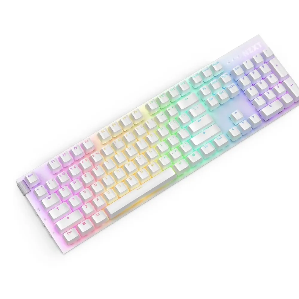 NZXT Function 2 Beyaz 8K Hz Kablolu Gaming Klavye 3