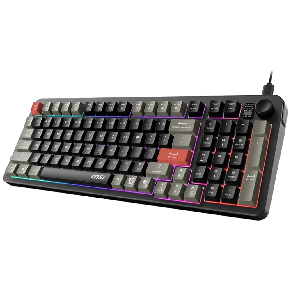 Msi Forge GK110 TR Membrane Switch Kablolu Gaming Klavye 2